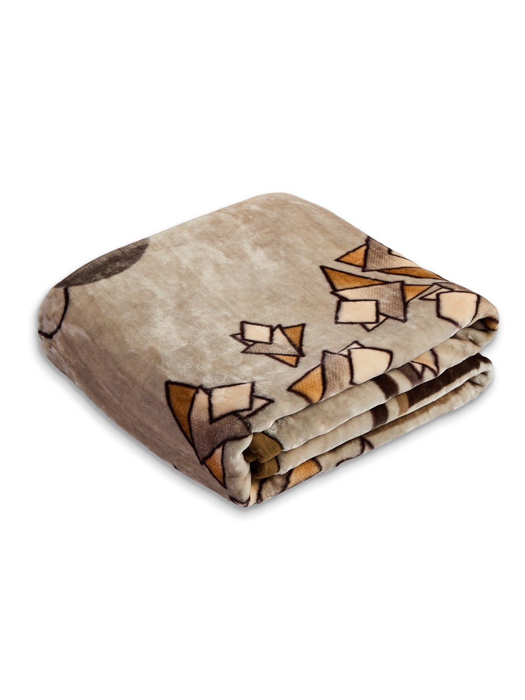 Printed Double Bed 1 Ply 600 GSM Blanket for Winter (Denny), Weight 3.2 kg