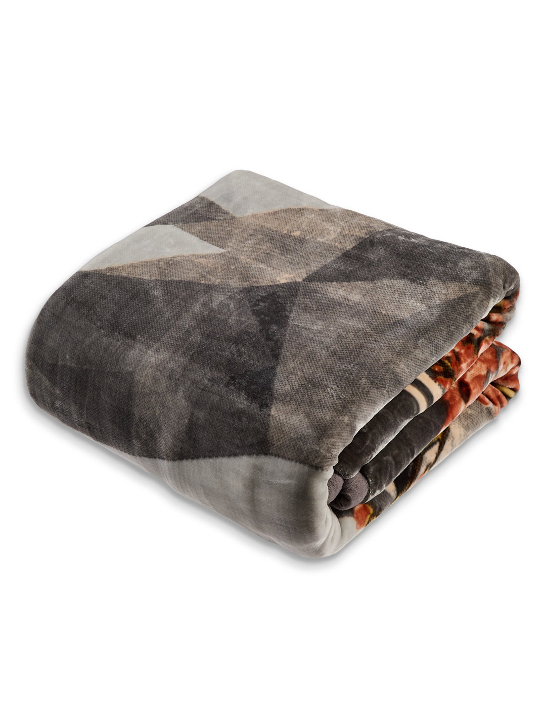 Printed Double Bed 2 Ply 1150 GSM Blanket for Winter (Edenberg), Weight 6.1 kg