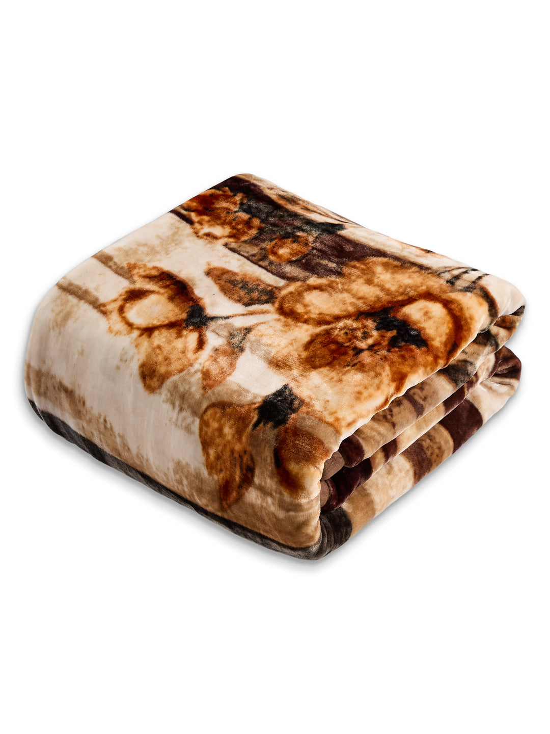 Printed Double Bed 2 Ply 1150 GSM Blanket for Winter (Edenberg), Weight 6.1 kg