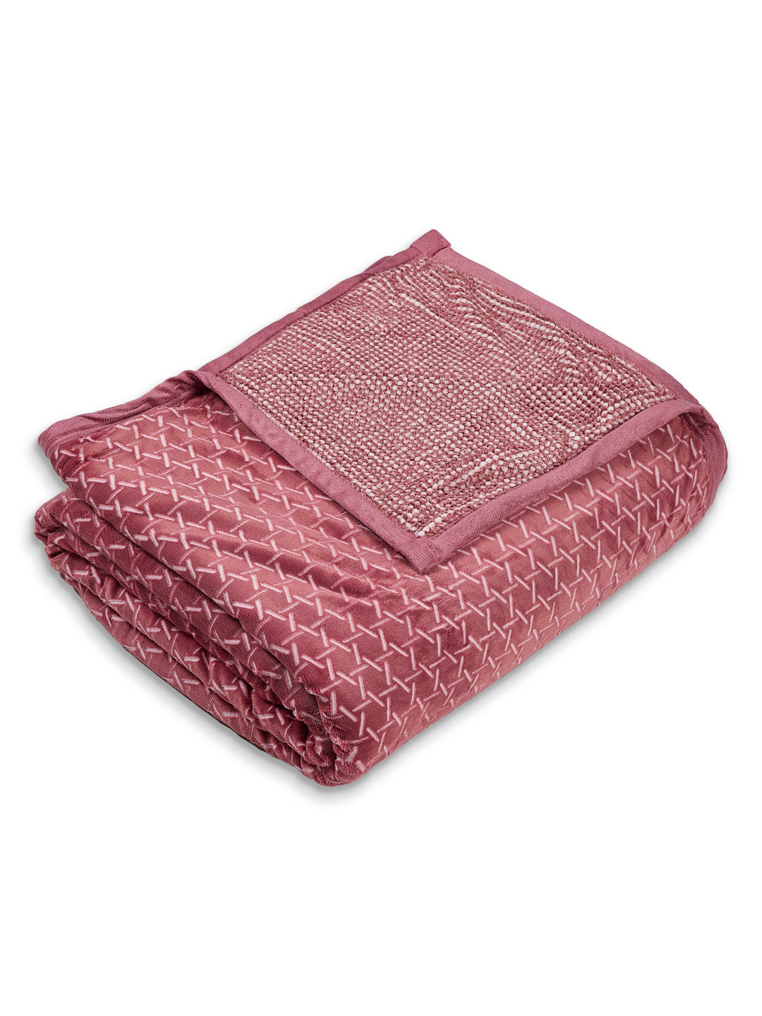 Printed Double Bed 2 Ply 470 GSM Blanket for Winter (Abstract), Weight 2.5 kg