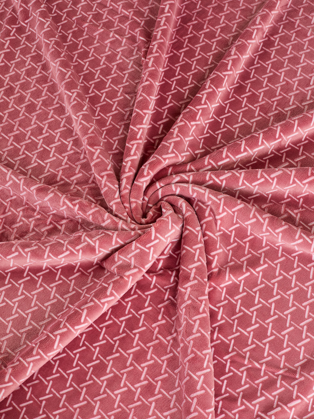 Printed Double Bed 2 Ply 470 GSM Blanket for Winter (Abstract), Weight 2.5 kg