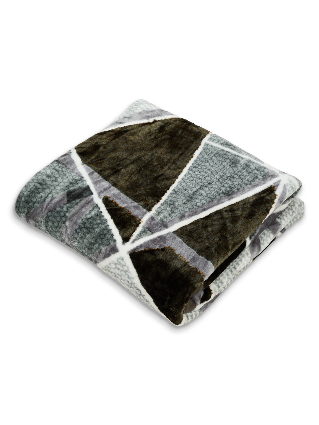 Printed Double Bed 1 Ply 420 GSM Blanket for Winter (Java), Weight 2 kg