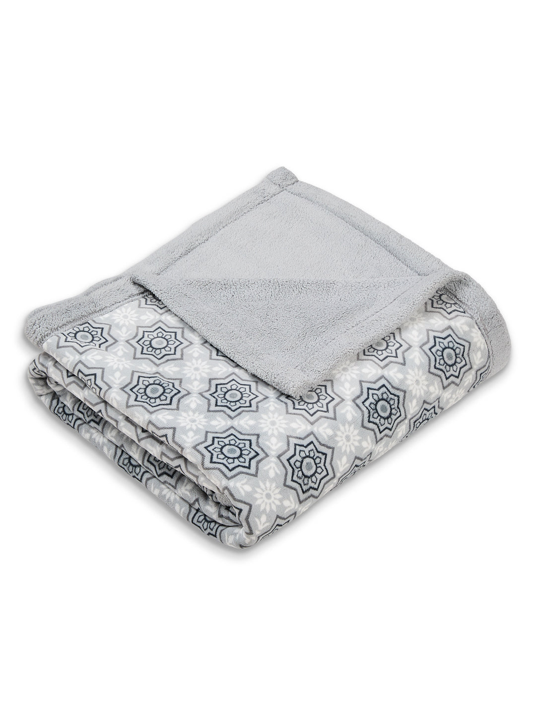 Printed Double Bed 2 Ply 470 GSM Blanket for Winter (Monaco), Weight 2.5 kg