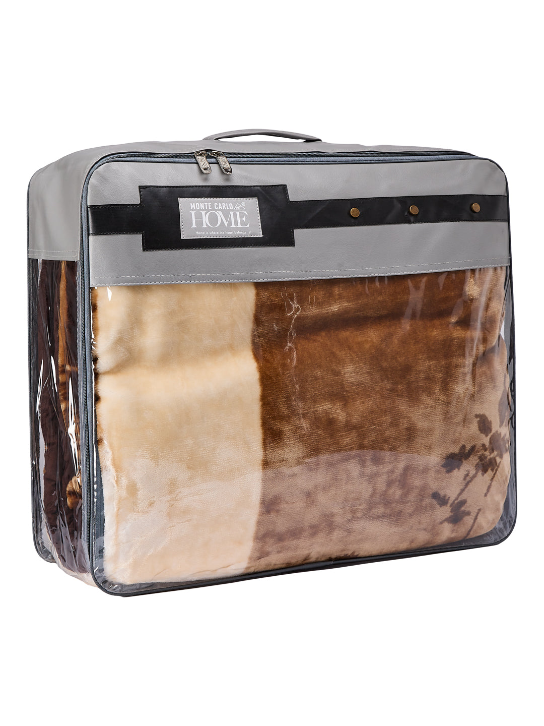 Printed Double Bed 2 Ply 870 GSM Blanket for Winter (Moon Valley), Weight 4.6 kg