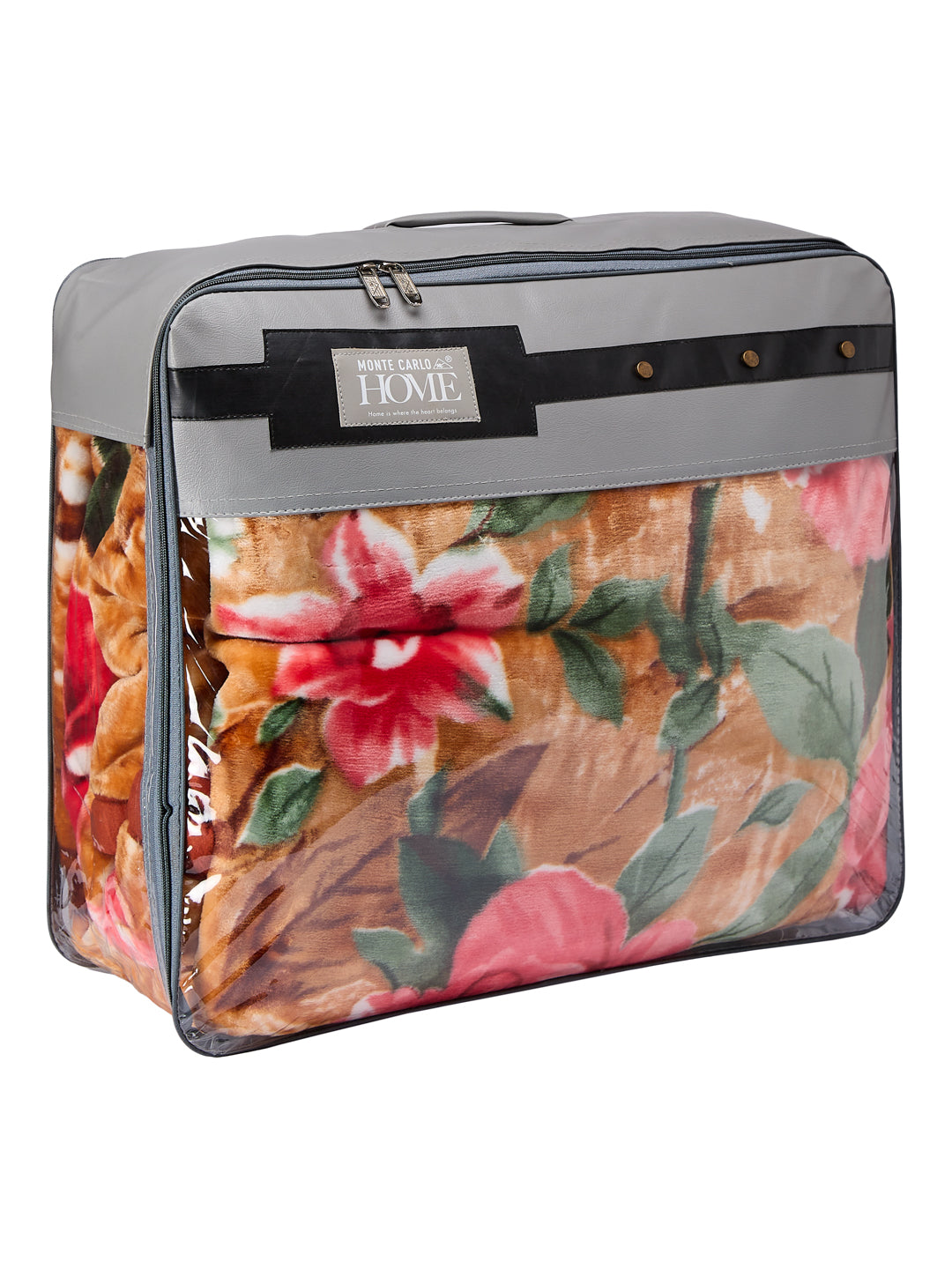 Printed Double Bed 2 Ply 990 GSM Blanket for Winter (Parker), Weight 5.25 kg