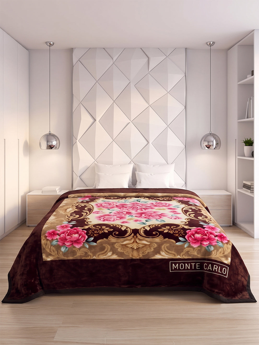 Printed Single Bed 1 Ply 520 GSM Blanket for Winter (Relation Plus), Weight 1.7 kg