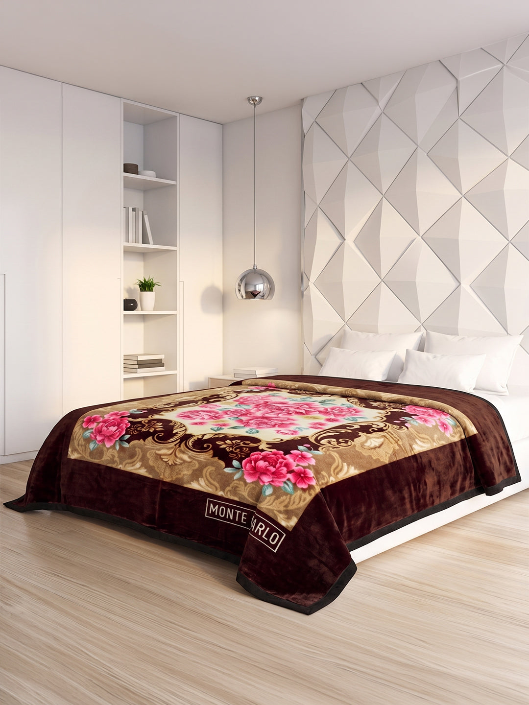Printed Single Bed 1 Ply 520 GSM Blanket for Winter (Relation Plus), Weight 1.7 kg