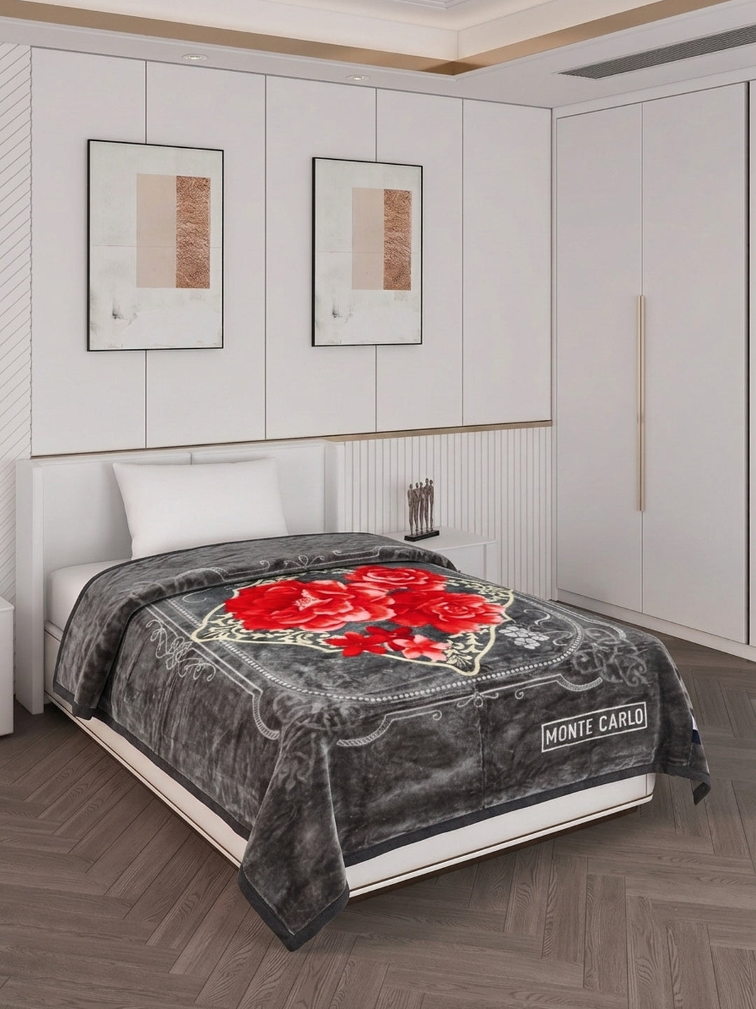 Printed Single Bed 1 Ply 520 GSM Blanket for Winter (Relation Plus), Weight 1.7 kg