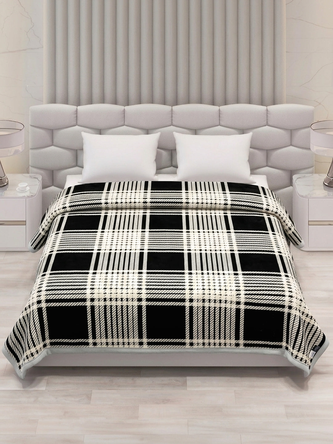 Double Bed 2 Ply 440 GSM Blanket for Winter (Robin), Weight 2.3 kg