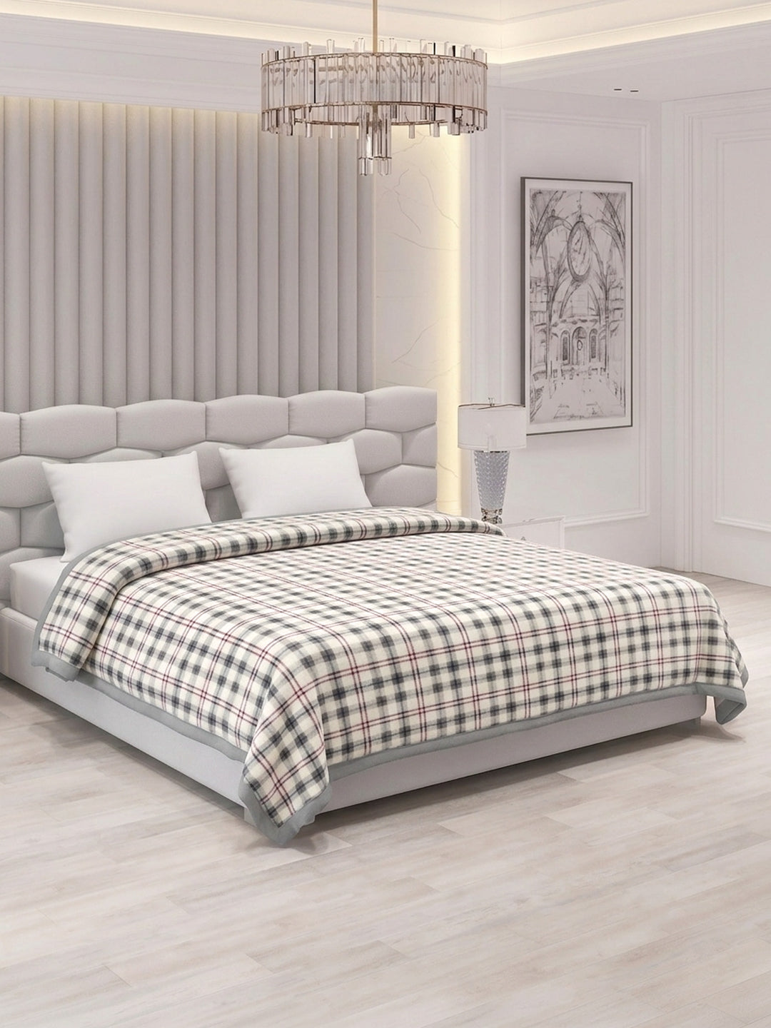 Double Bed 2 Ply 440 GSM Blanket for Winter (Robin), Weight 2.3 kg