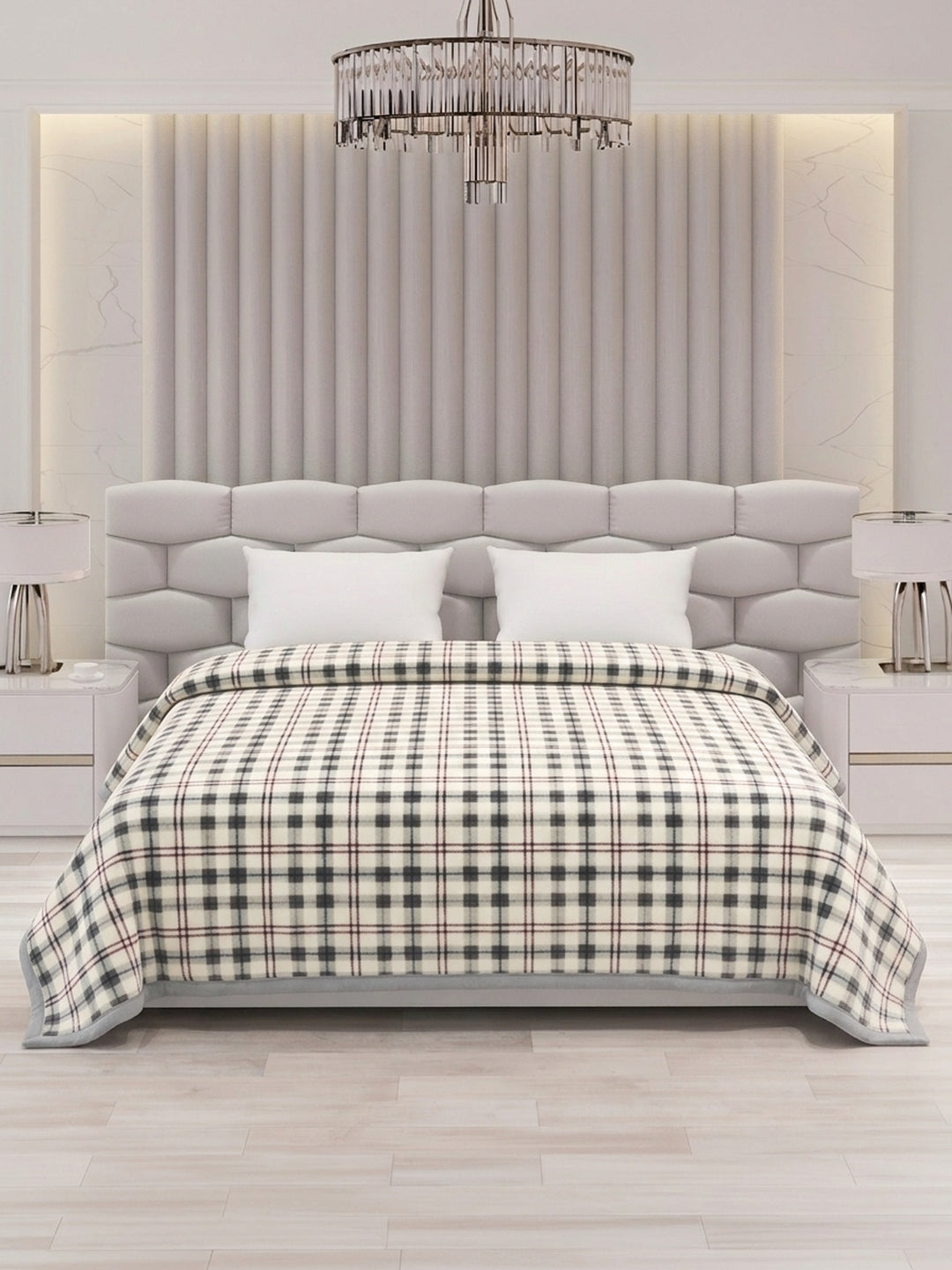 Double Bed 2 Ply 440 GSM Blanket for Winter (Robin), Weight 2.3 kg