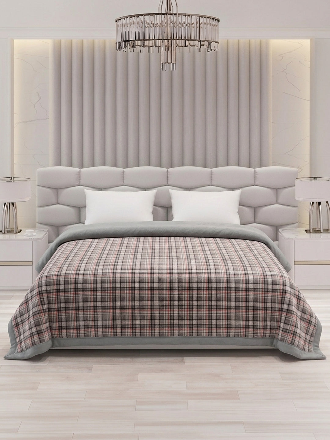 Double Bed 2 Ply 440 GSM Blanket for Winter (Robin), Weight 2.3 kg