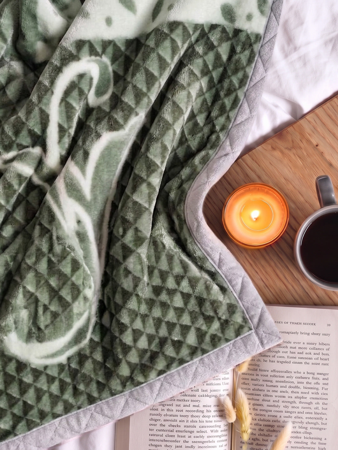 Printed Double Bed 3 Ply 1300 GSM Blanket for Winter (Rustom), Weight 7 kg