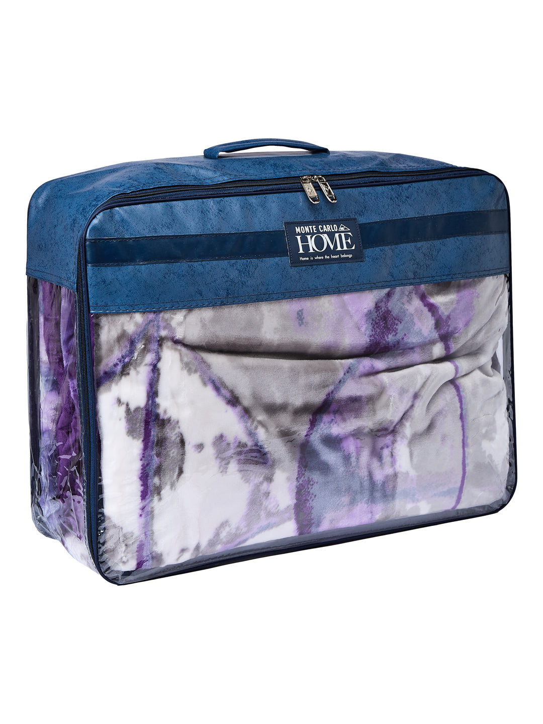 Printed Double Bed 2 Ply 600 GSM Blanket for Winter (Samuel Plus), Weight 3.15 kg