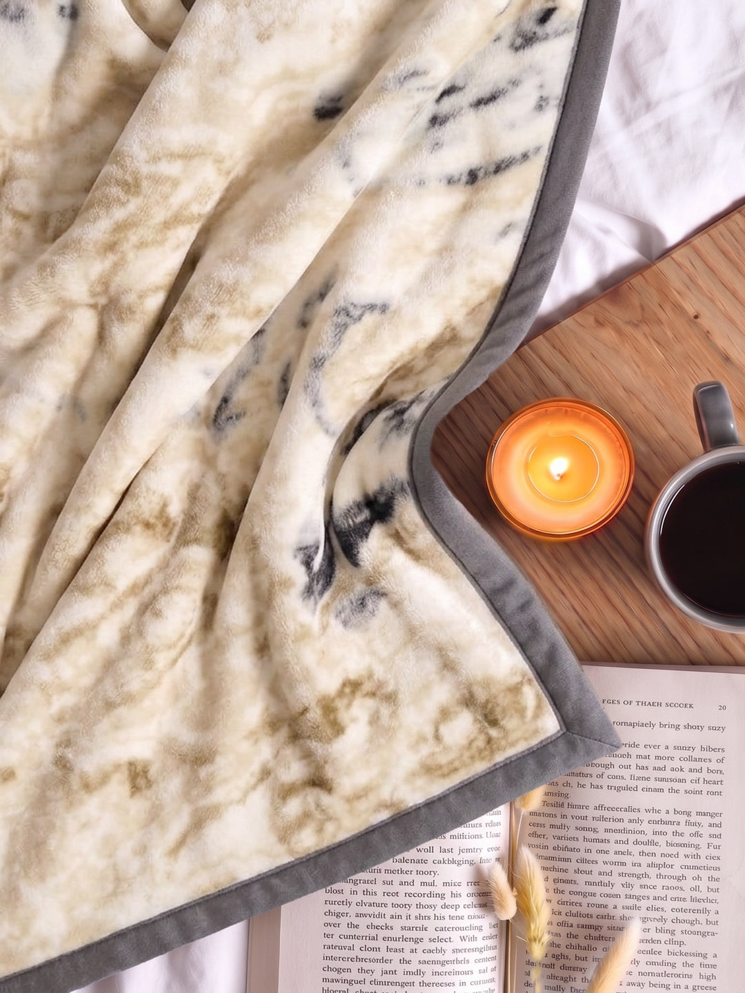 Printed Double Bed 2 Ply 950 GSM Blanket for Winter (Sensation), Weight 5 kg