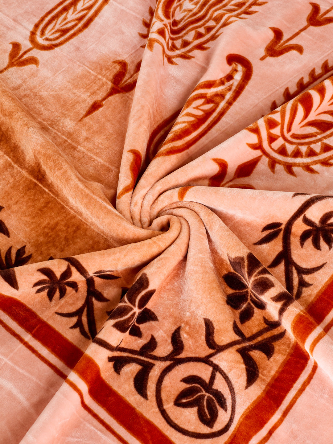 Printed Double Bed 2 Ply 800 GSM Blanket for Winter (Sanganeri), Weight 4.2 kg