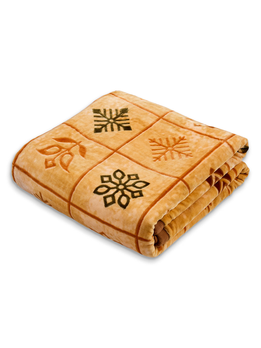Printed Double Bed 2 Ply 800 GSM Blanket for Winter (Sanganeri), Weight 4.2 kg
