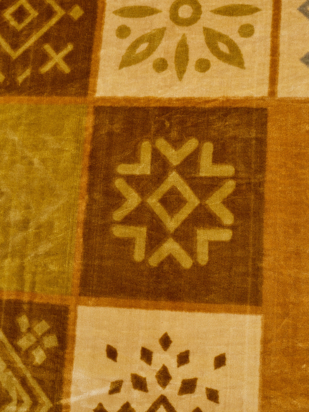 Printed Double Bed 2 Ply 800 GSM Blanket for Winter (Sanganeri), Weight 4.2 kg