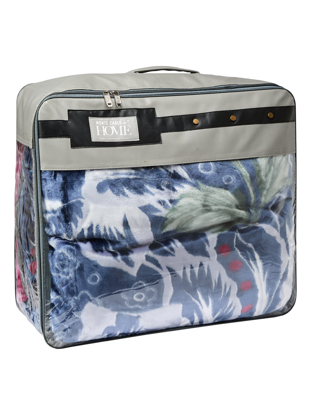 Floral Print Double Bed 2 Ply 750 GSM Blanket for Winter (Super Star), Weight 4 kg