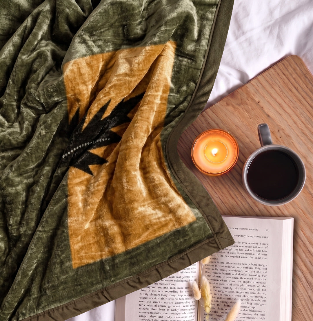 Printed Single Bed 1 Ply 440 GSM Blanket for Winter (Tiva), Weight 1.4 kg