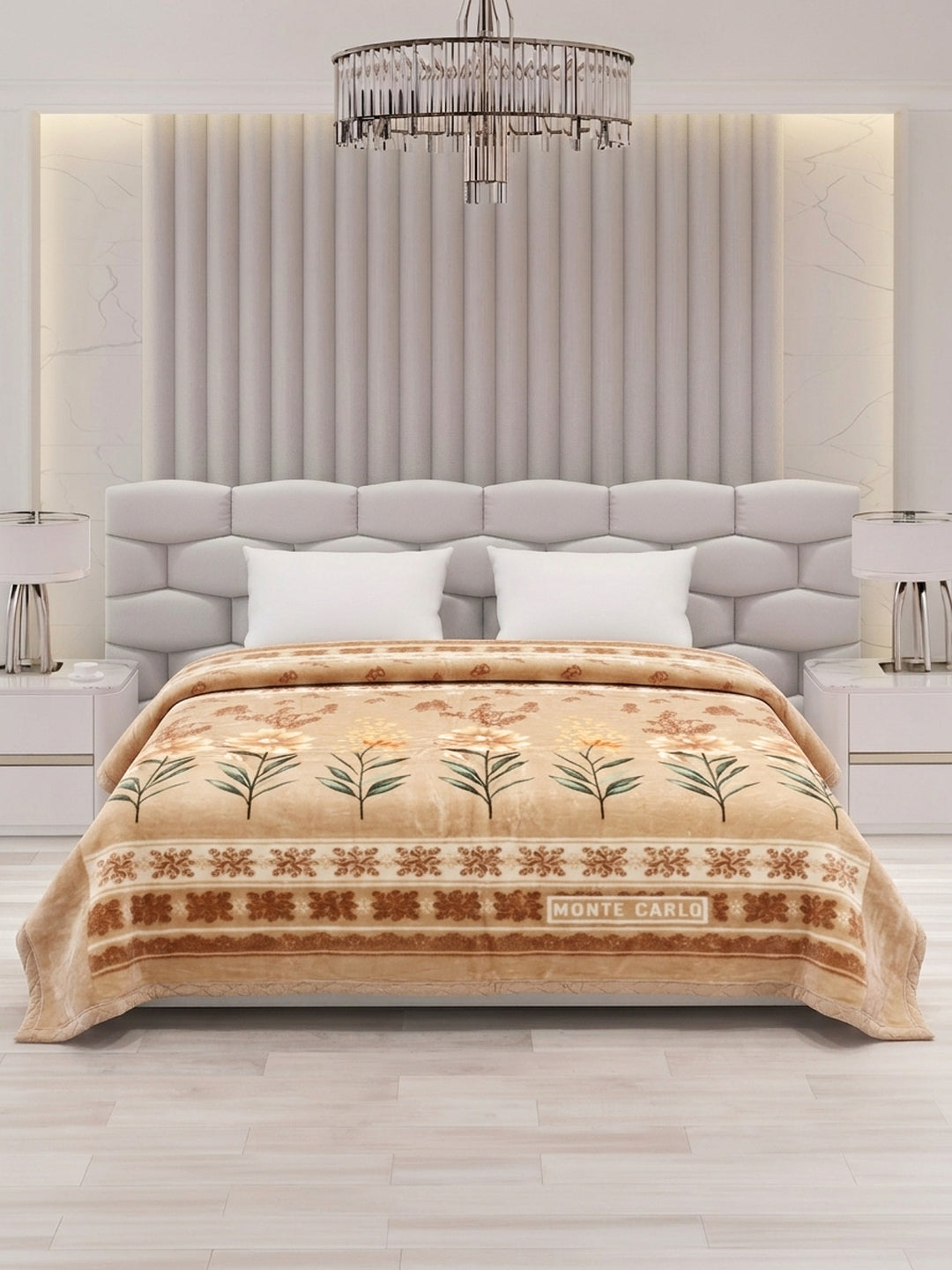 Printed Double Bed 2 Ply 900 GSM Blanket for Winter (Vista Plus), Weight 4.8 kg