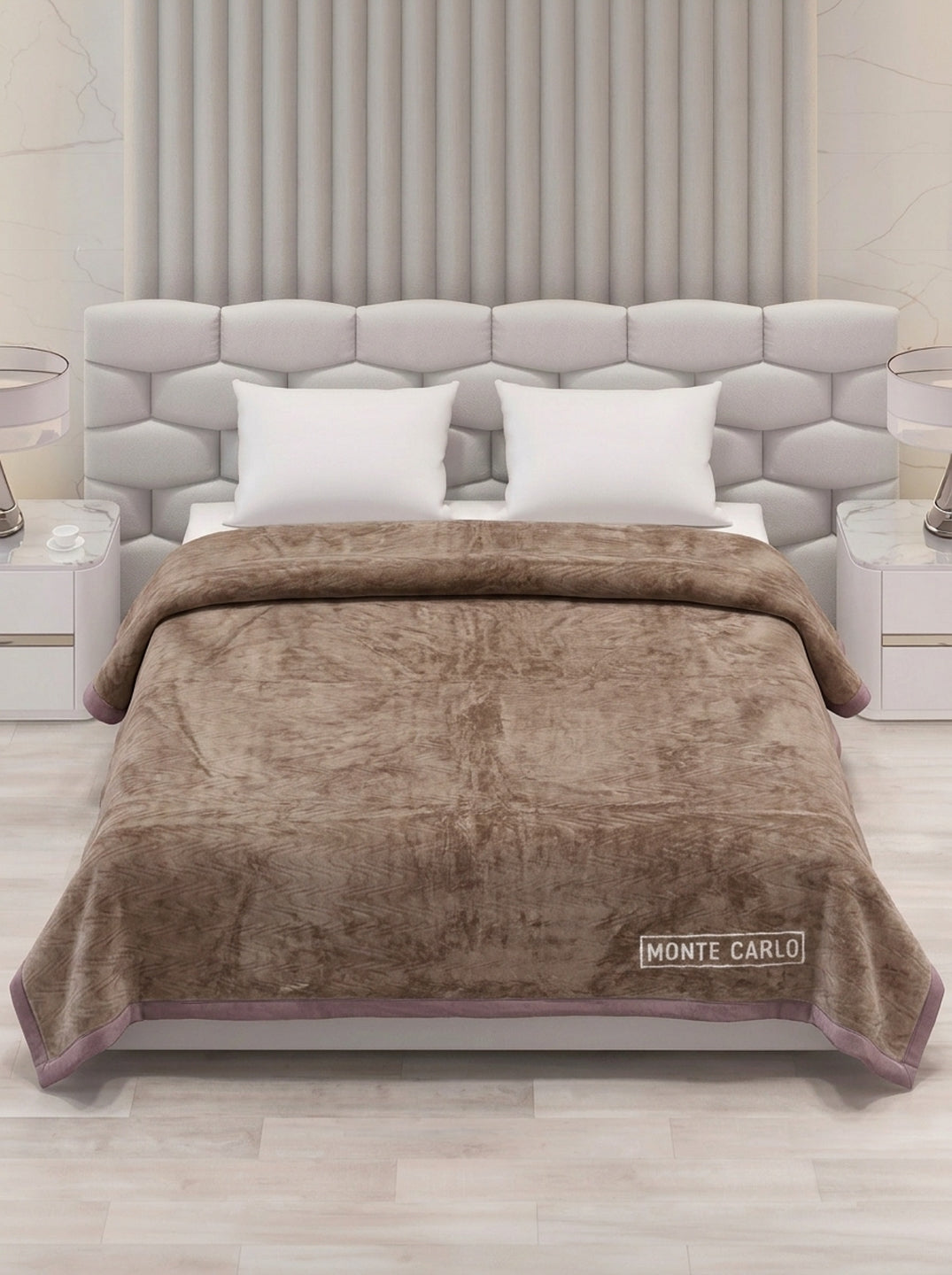 Printed Double Bed 2 Ply 840 GSM Blanket for Winter (Windsor), Weight 4.4 kg