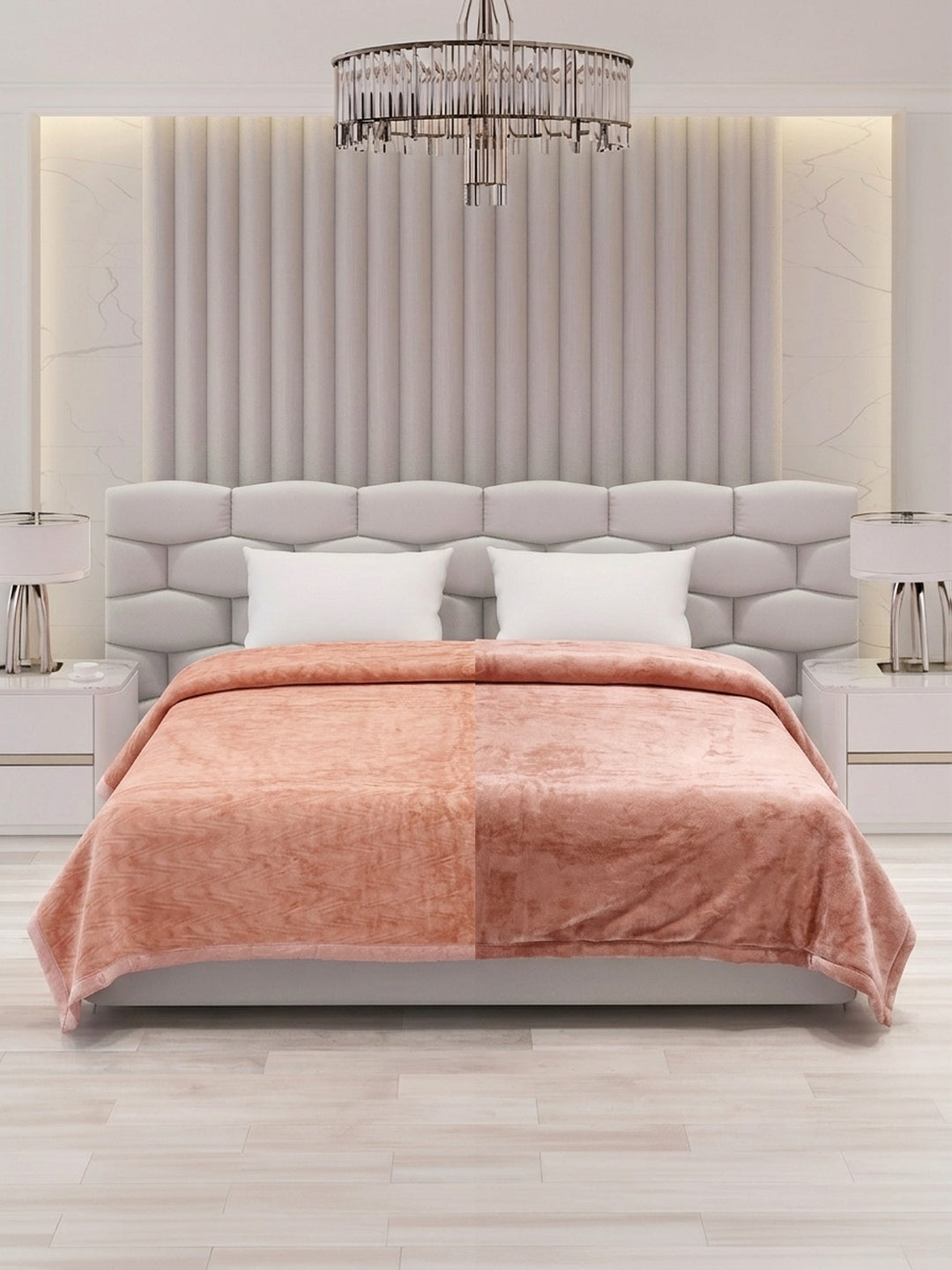 Printed Double Bed 2 Ply 840 GSM Blanket for Winter (Windsor), Weight 4.4 kg