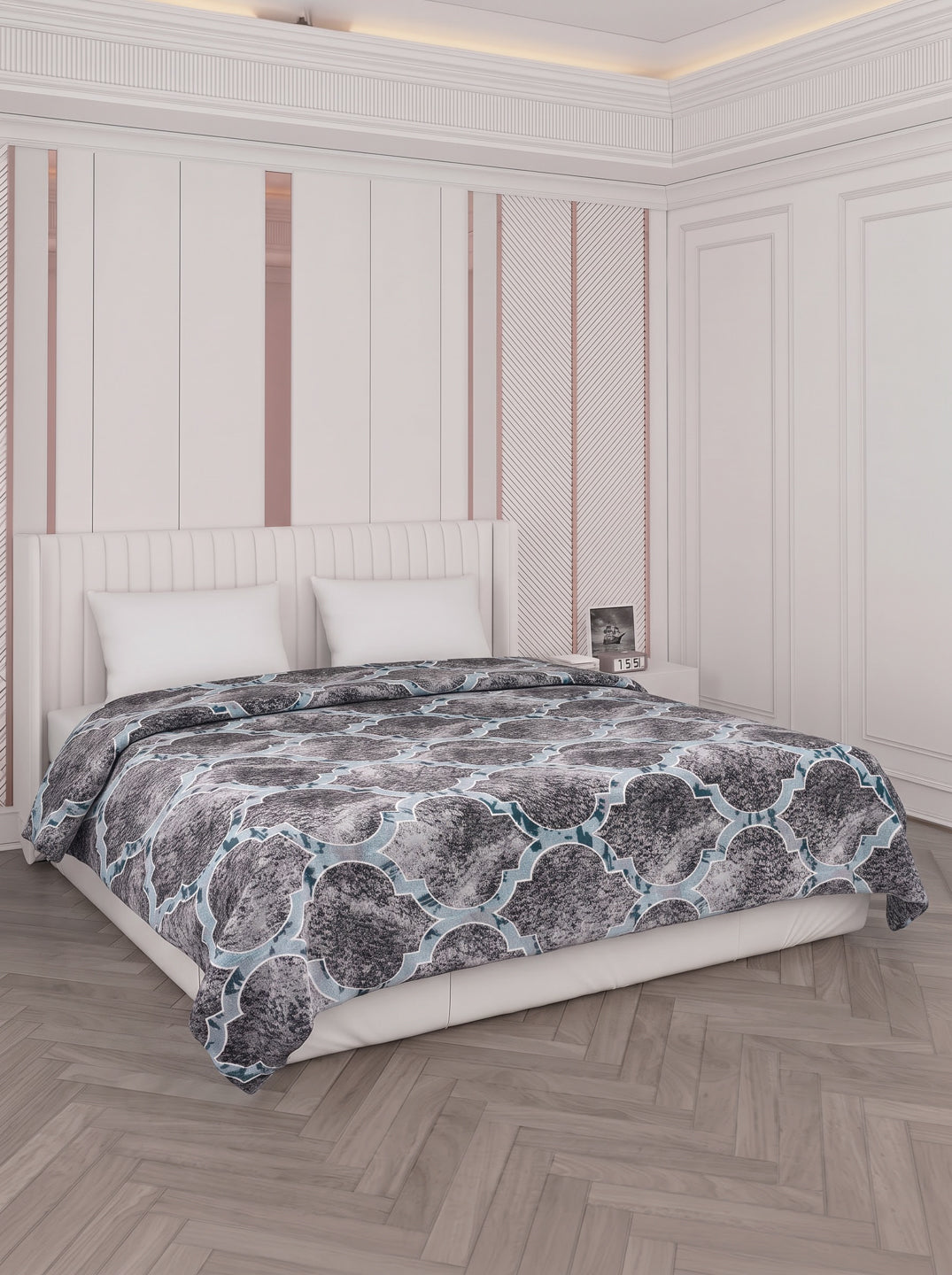 Printed Double Bed 150 GSM AC Blanket (Myra), Weight 1.2 kg