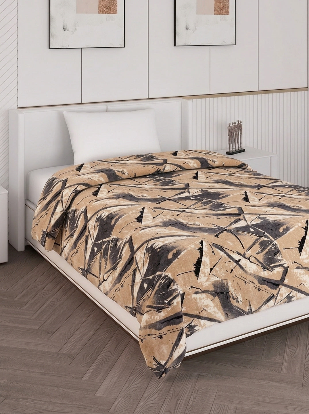 Printed Single Bed 150 GSM AC Blanket (Myra), Weight 800 gm