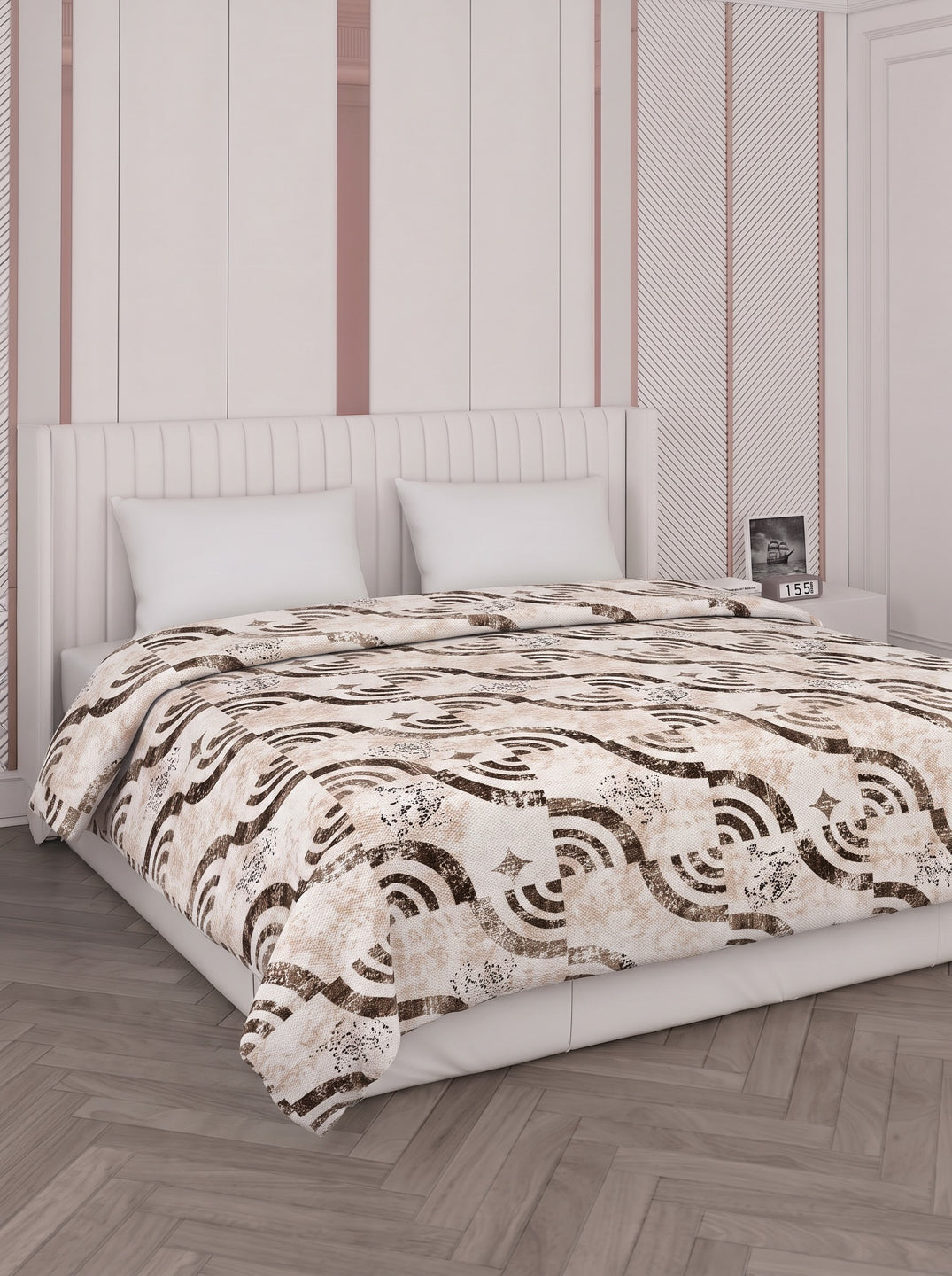 Printed Double Bed 150 GSM AC Blanket (Myra), Weight 1.2 kg