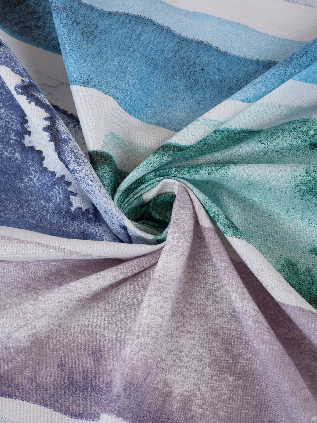 110 GSM Polyester Double Bed Bedsheet with 2 Pillow Covers Aromatica Collection
