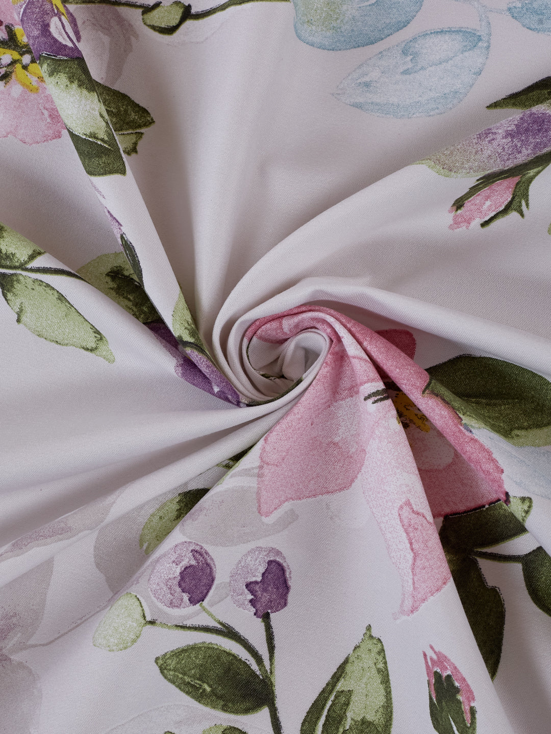 110 GSM Polyester Double Bed Bedsheet with 2 Pillow Covers Aromatica Collection