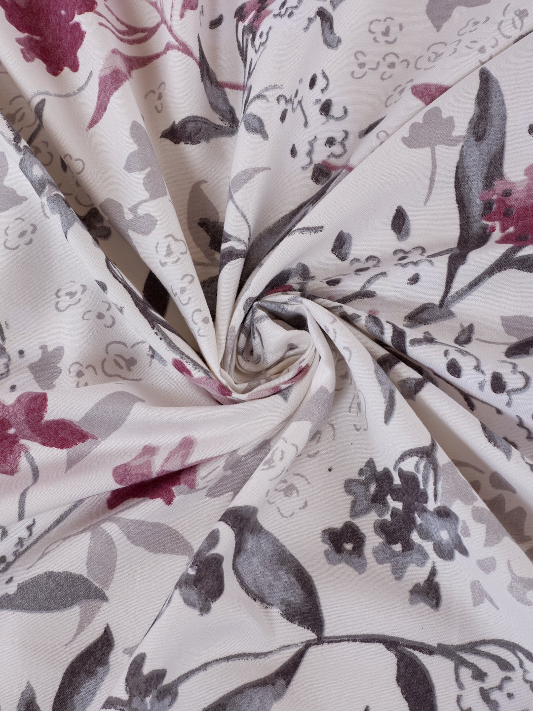 110 GSM Polyester Double Bed Bedsheet with 2 Pillow Covers Aromatica Collection
