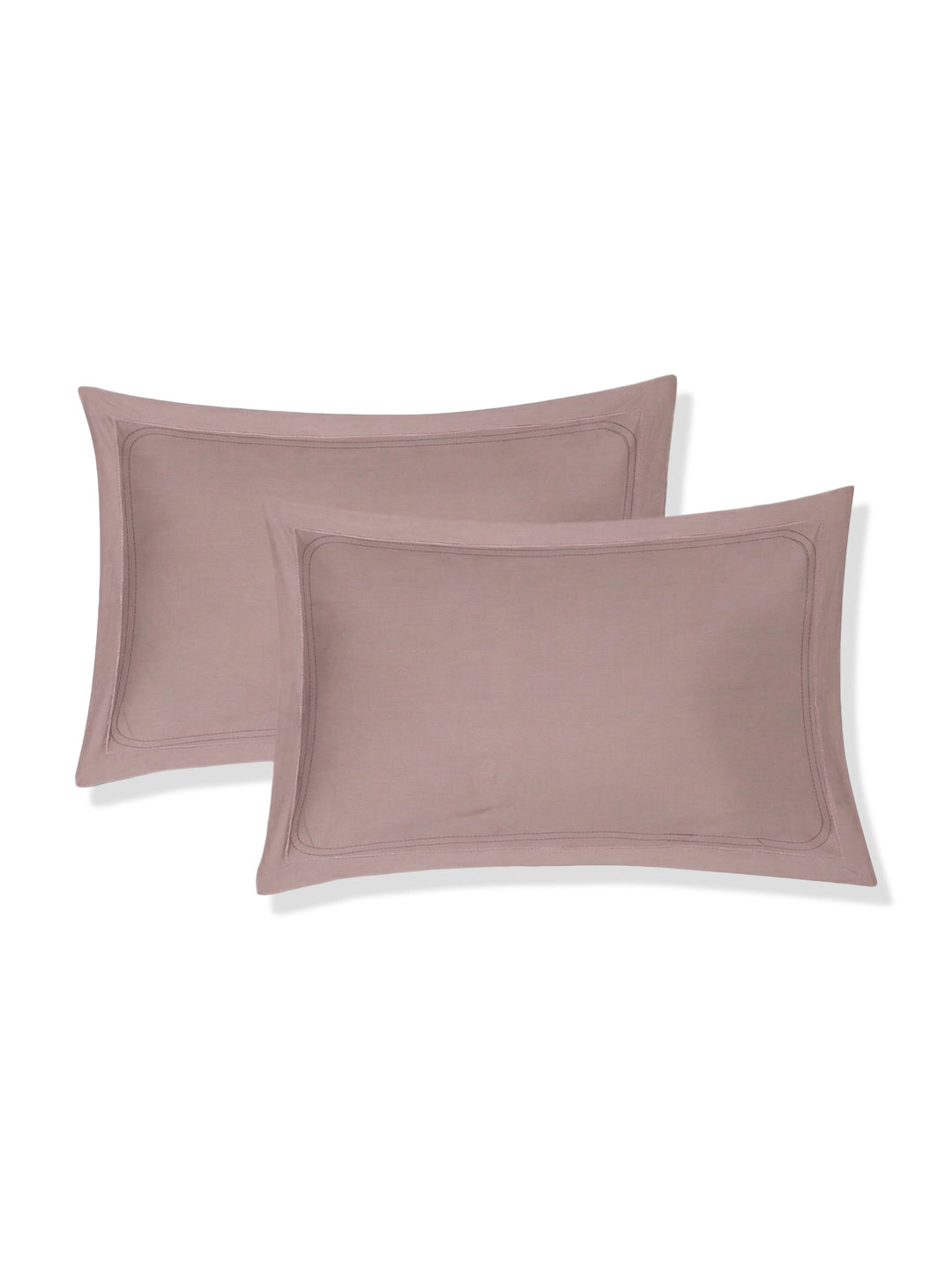 Premium 210 TC Pure Cotton King Size Bedsheet with 2 Pillow Covers Classique Casa Solids Collection