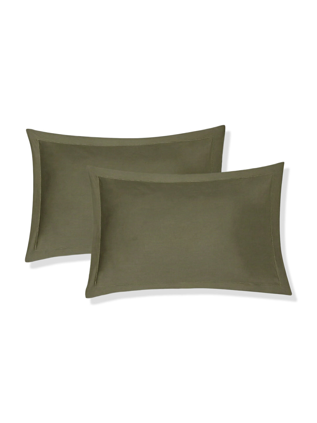 Premium 210 TC Pure Cotton King Size Bedsheet with 2 Pillow Covers Classique Casa Solids Collection