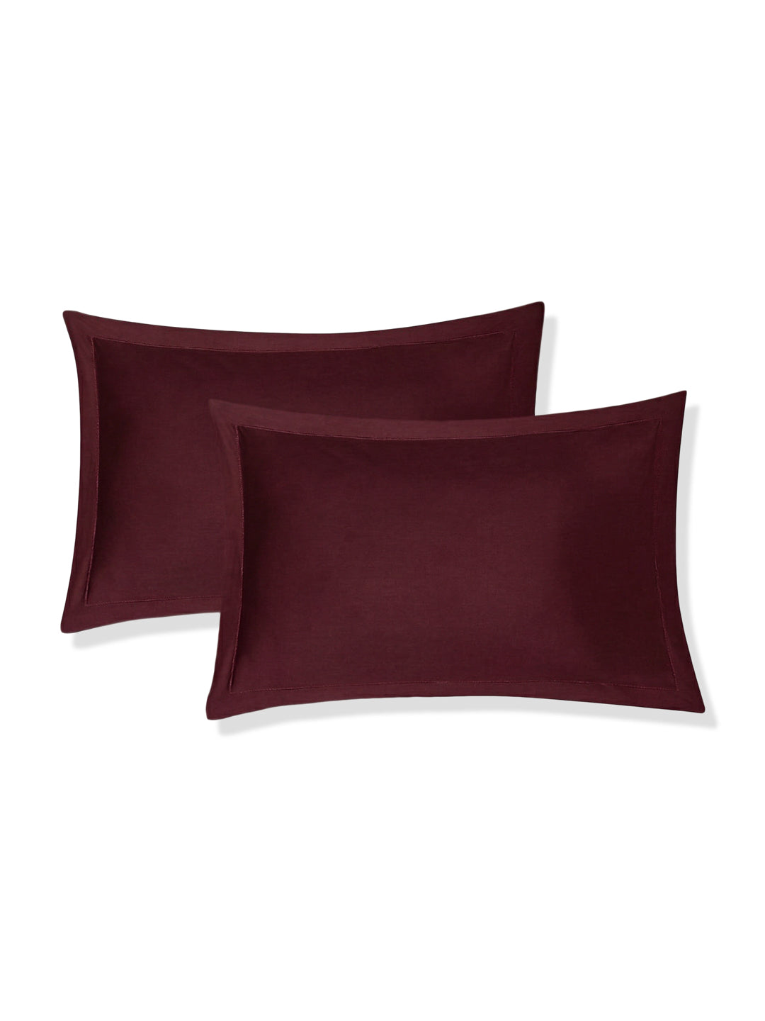 Premium 210 TC Pure Cotton King Size Bedsheet with 2 Pillow Covers Classique Casa Solids Collection