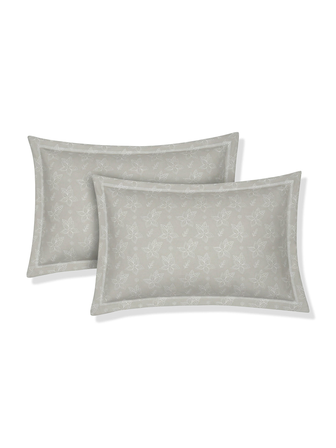 120 GSM Polyester Double Bed Bedsheet with 2 Pillow Covers Clara Collection