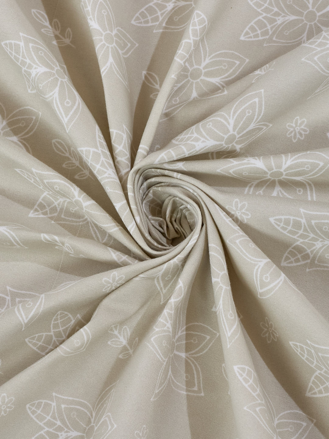 120 GSM Polyester Double Bed Bedsheet with 2 Pillow Covers Clara Collection