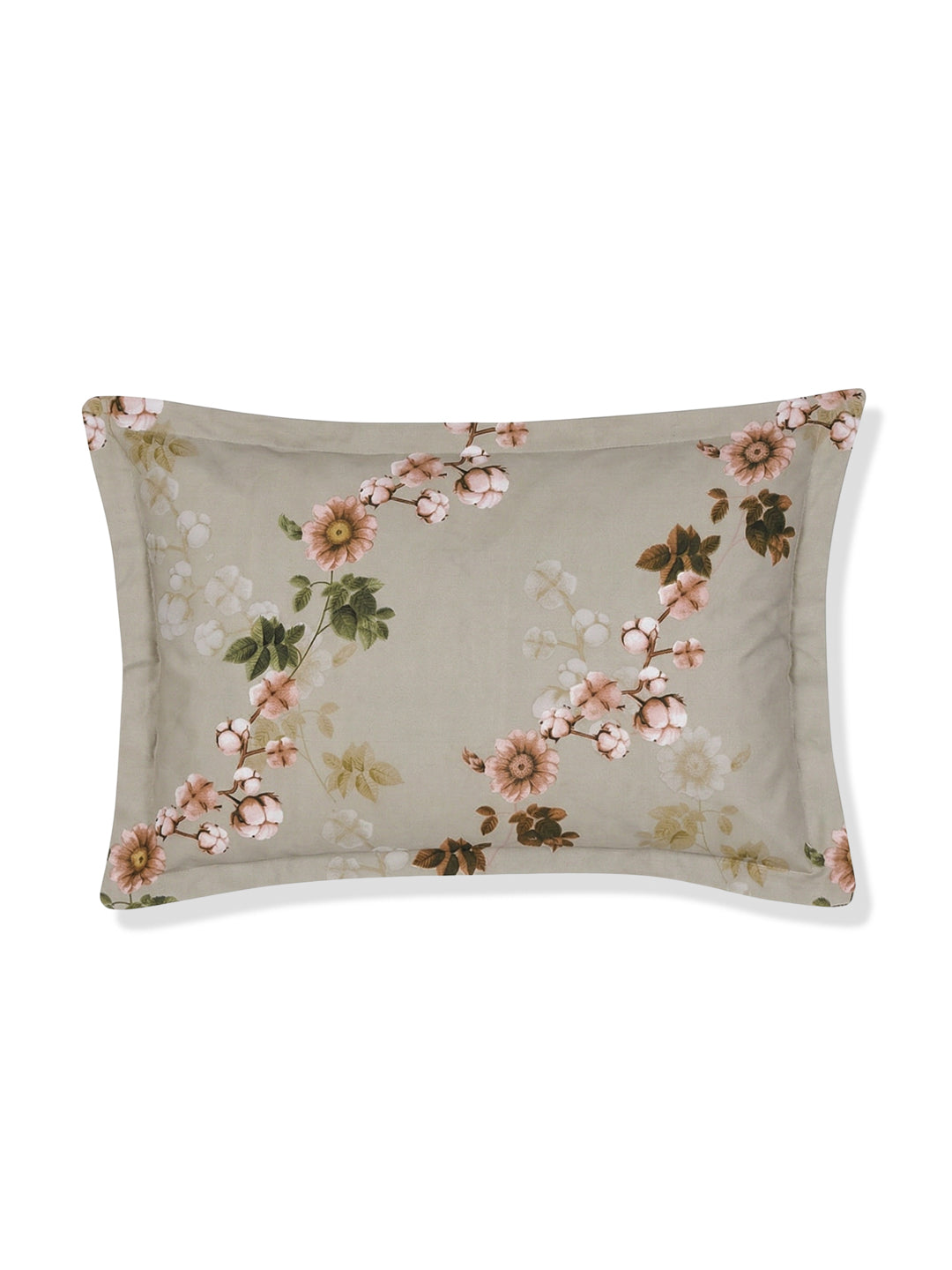 130 GSM Polyester Single Bed Bedsheet with 1 Pillow Cover Decoy Collection