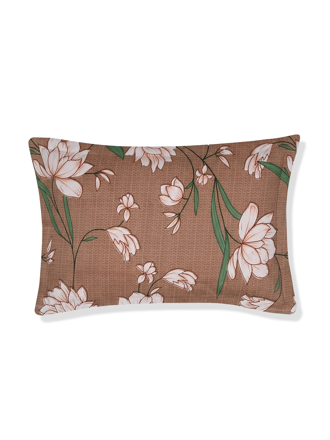 130 GSM Polyester Single Bed Bedsheet with 1 Pillow Cover Decoy Collection
