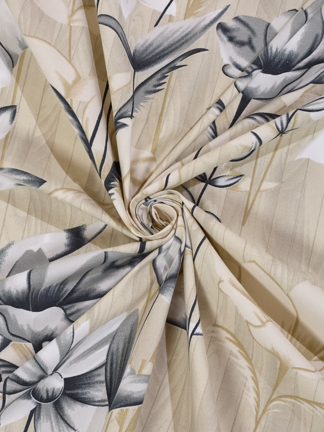 130 GSM Polyester Single Bed Bedsheet with 1 Pillow Cover Decoy Collection