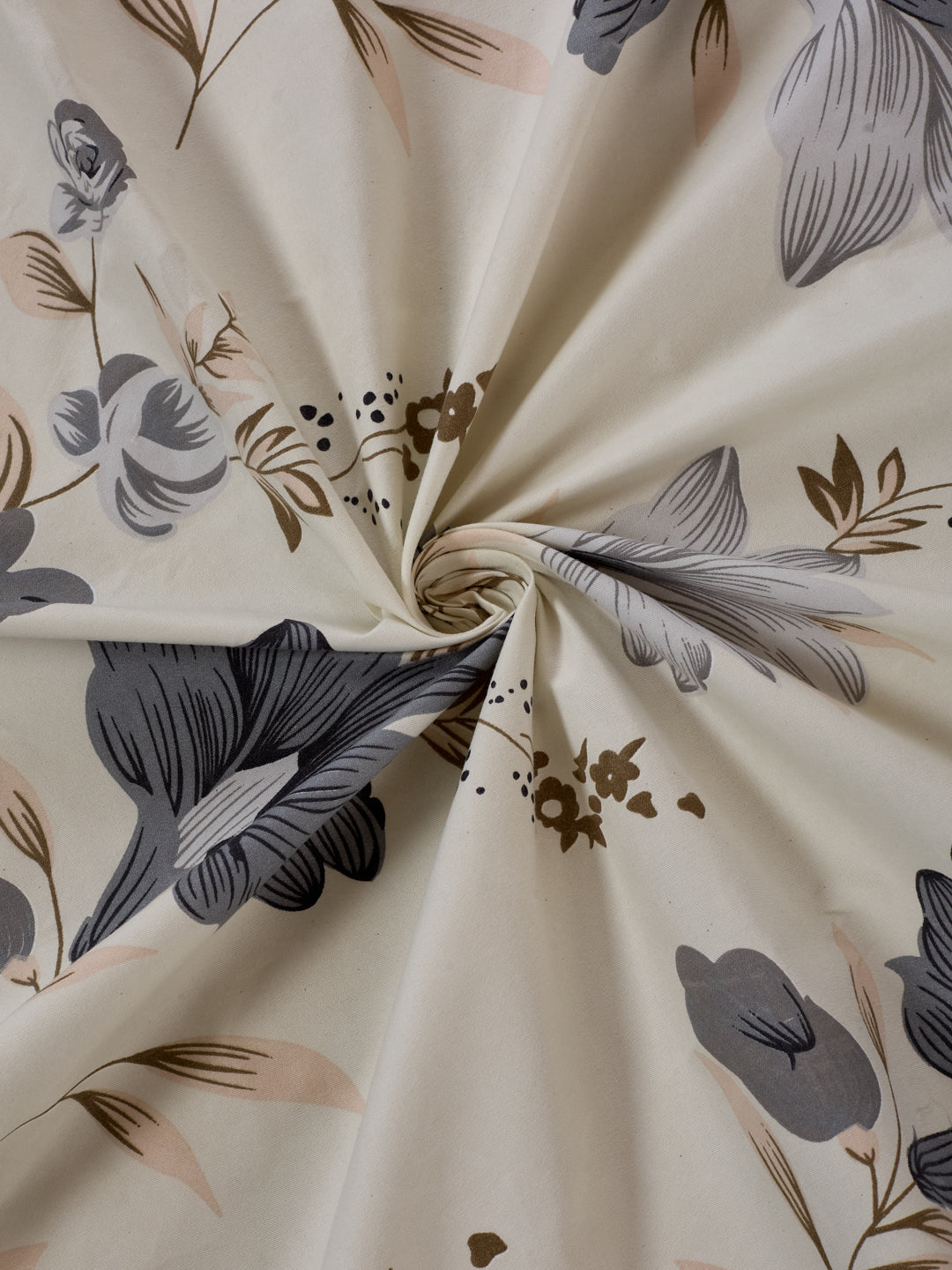 130 GSM Polyester Double Bed Bedsheet with 2 Pillow Covers Fashnik Collection