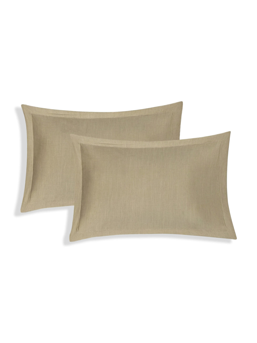 Luxury 300 TC Cotton Linen King Size Bedsheet with 2 Pillow Covers Eco Linen Collection