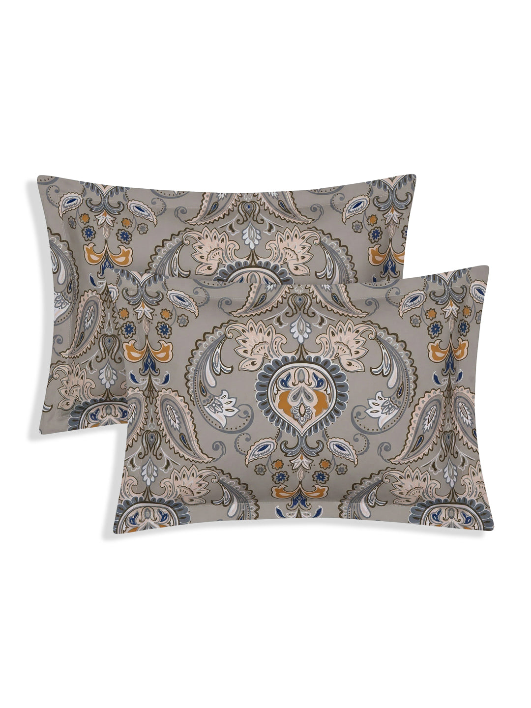 135 GSM Polyester King Size Bedsheet with 2 Pillow Covers Royal King Collection