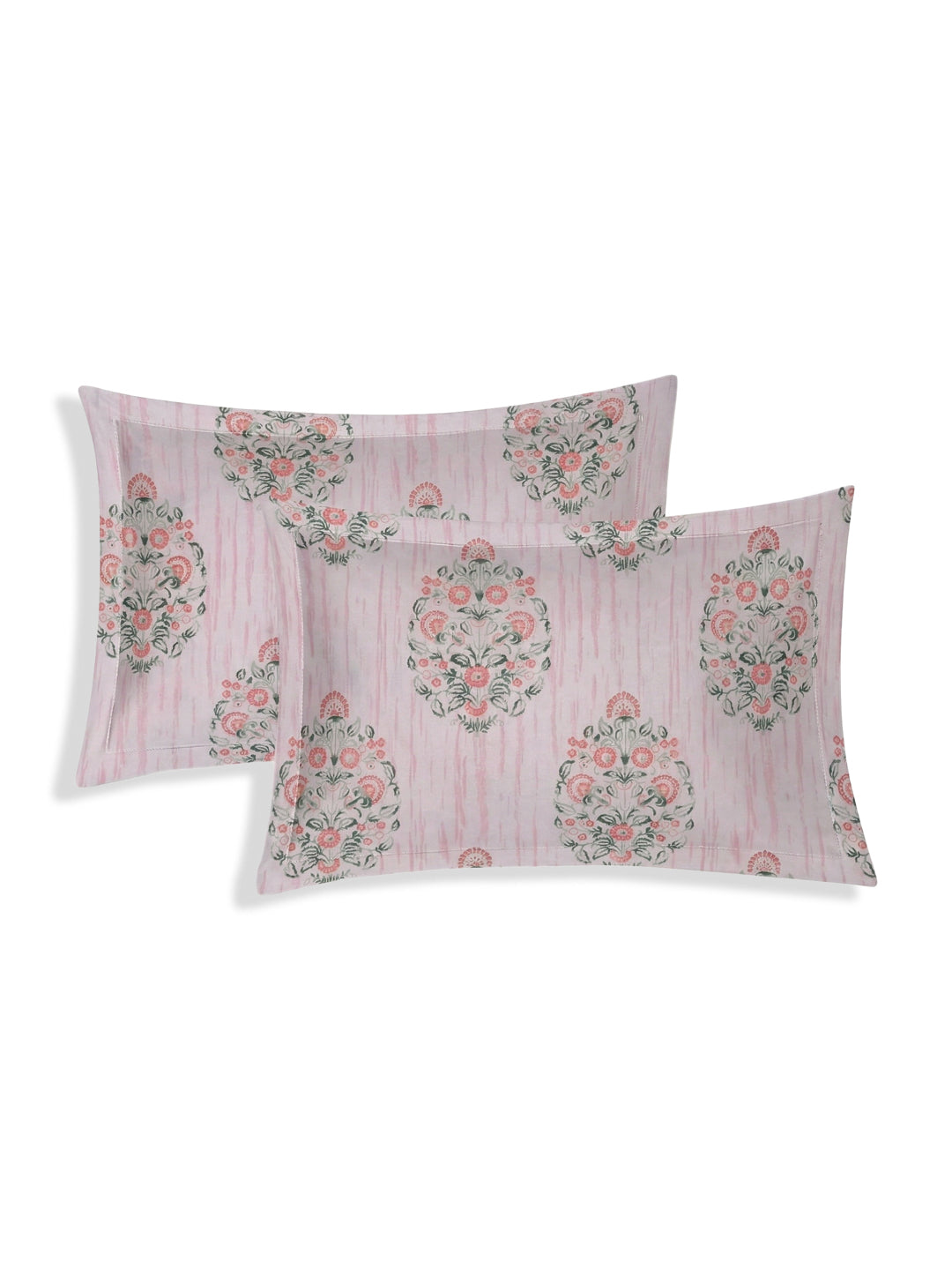 135 GSM Polyester King Size Bedsheet with 2 Pillow Covers Royal King Collection