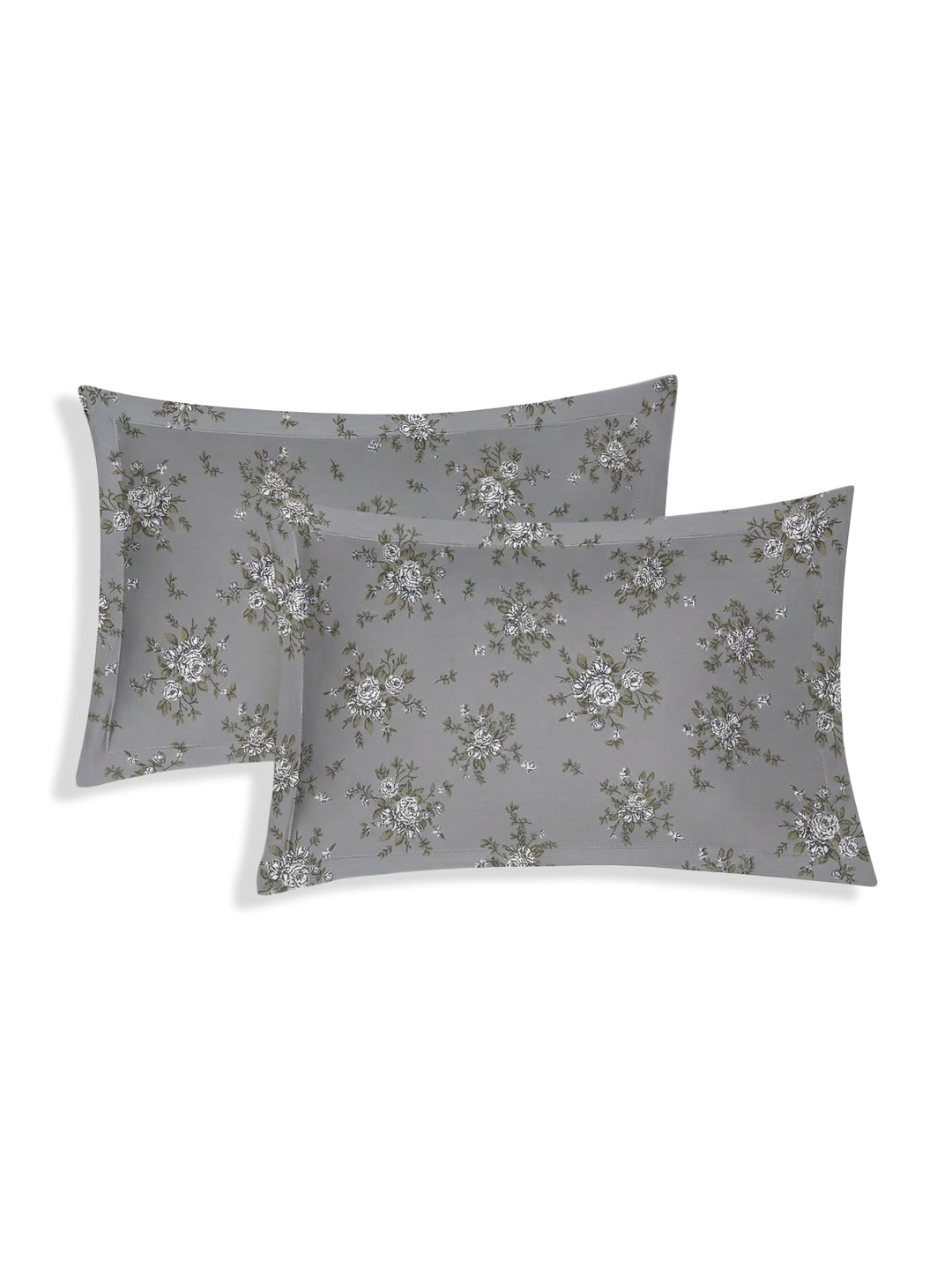 135 GSM Polyester King Size Bedsheet with 2 Pillow Covers Royal King Collection