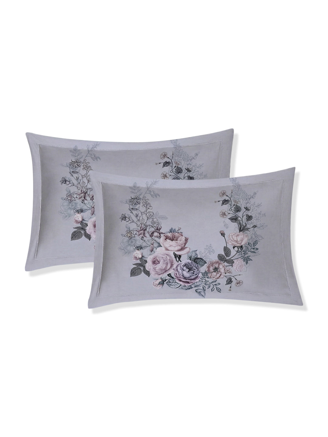 120 GSM Polyester King Size Bedsheet with 2 Pillow Covers Soft Touch Collection