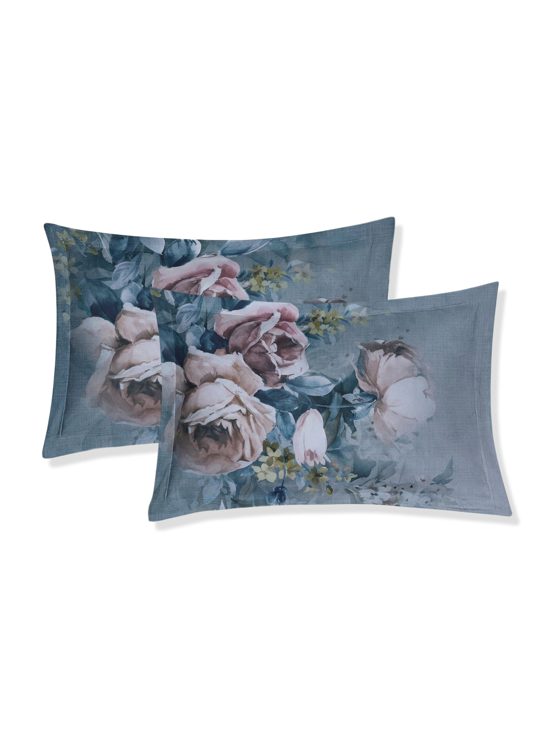 120 GSM Polyester King Size Bedsheet with 2 Pillow Covers Soft Touch Collection