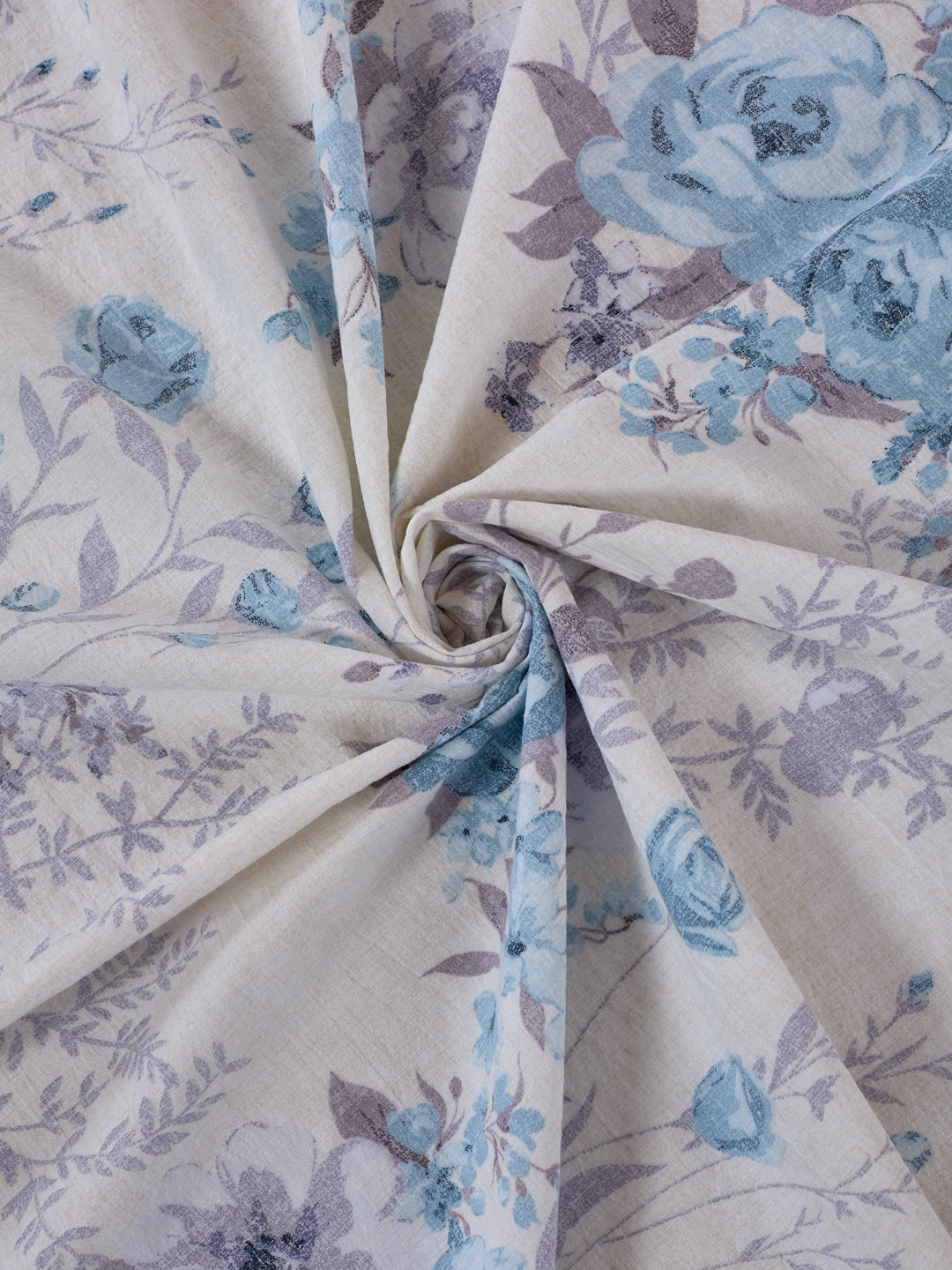 120 GSM Polyester King Size Bedsheet with 2 Pillow Covers Textura Jacquard Collection