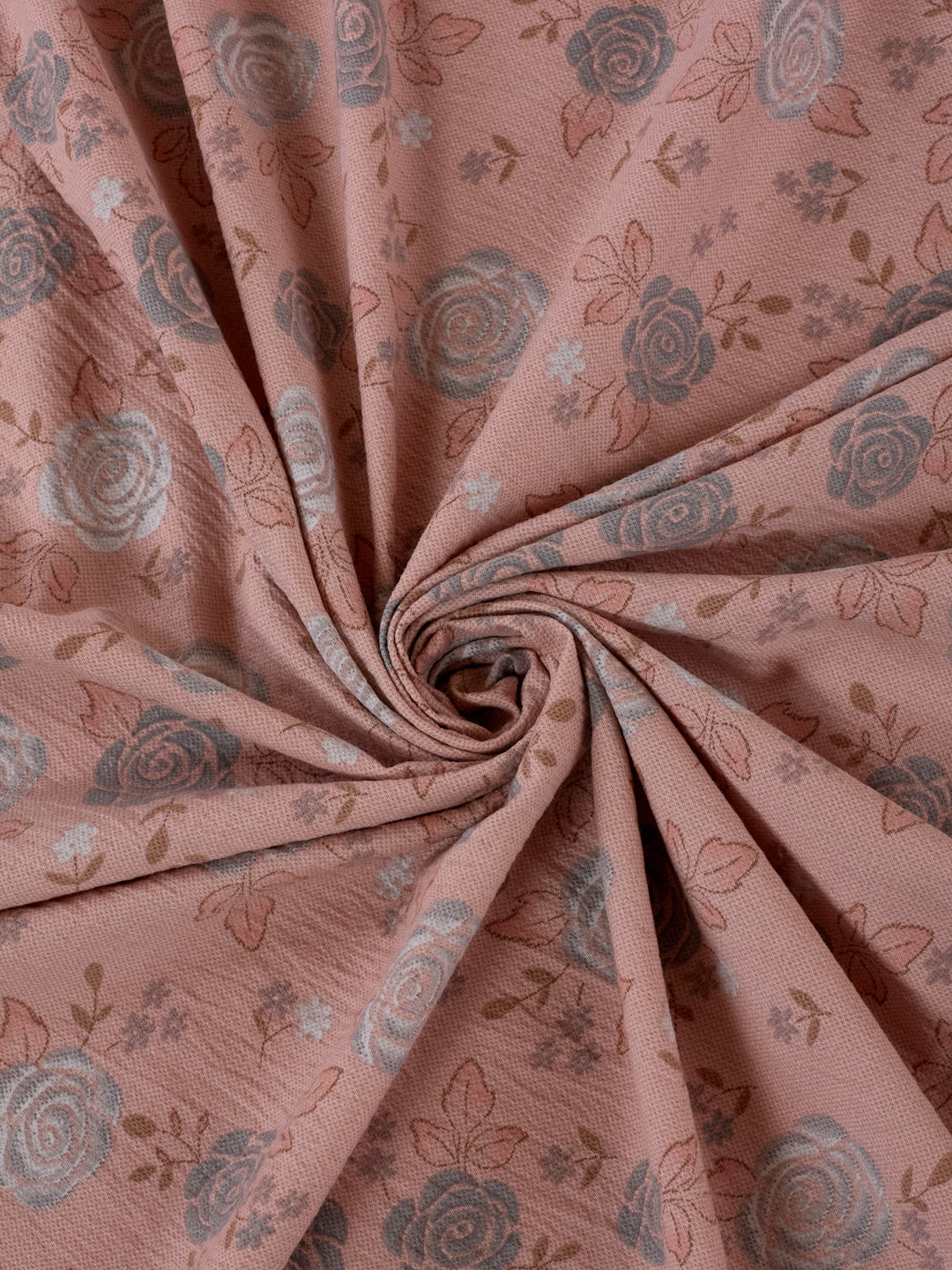 120 GSM Polyester King Size Bedsheet with 2 Pillow Covers Textura Jacquard Collection